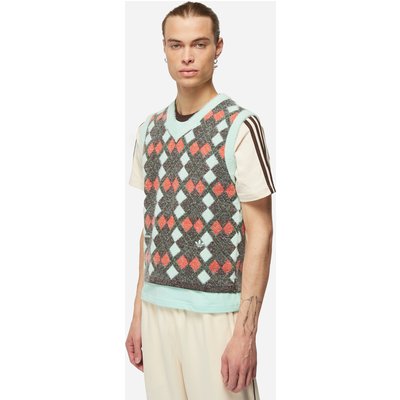 adidas Originals x Wales Bonner Knit Vest, Brown