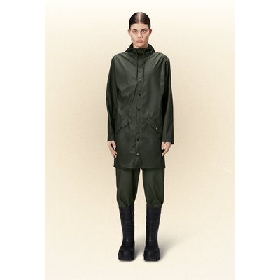 Rains Long Jacket - Green