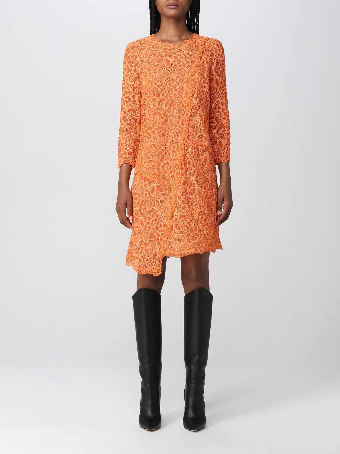 Dress ERMANNO SCERVINO Woman colour Orange