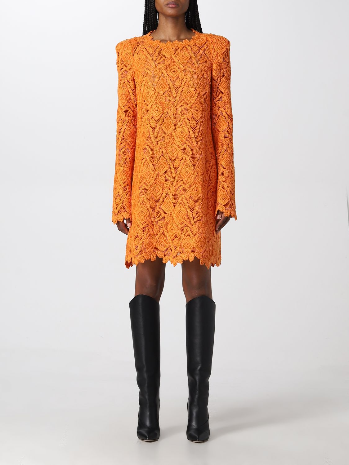 Dress ERMANNO SCERVINO Woman colour Orange