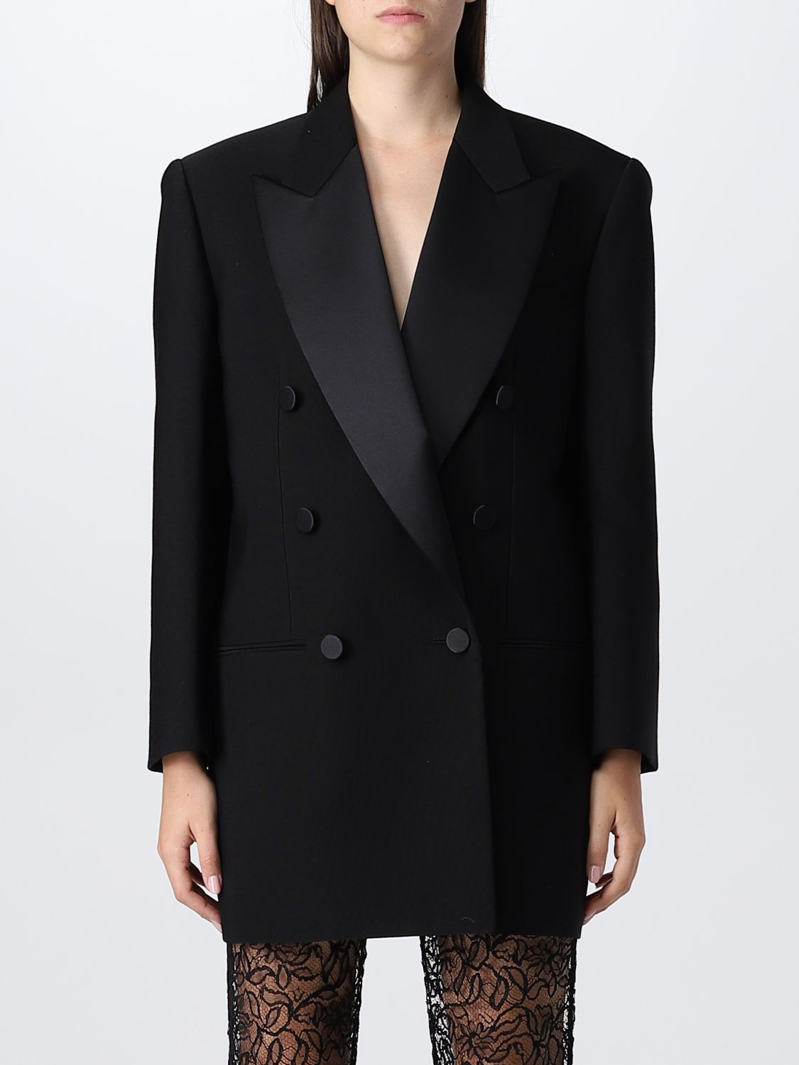 Blazer SAINT LAURENT Woman colour Black