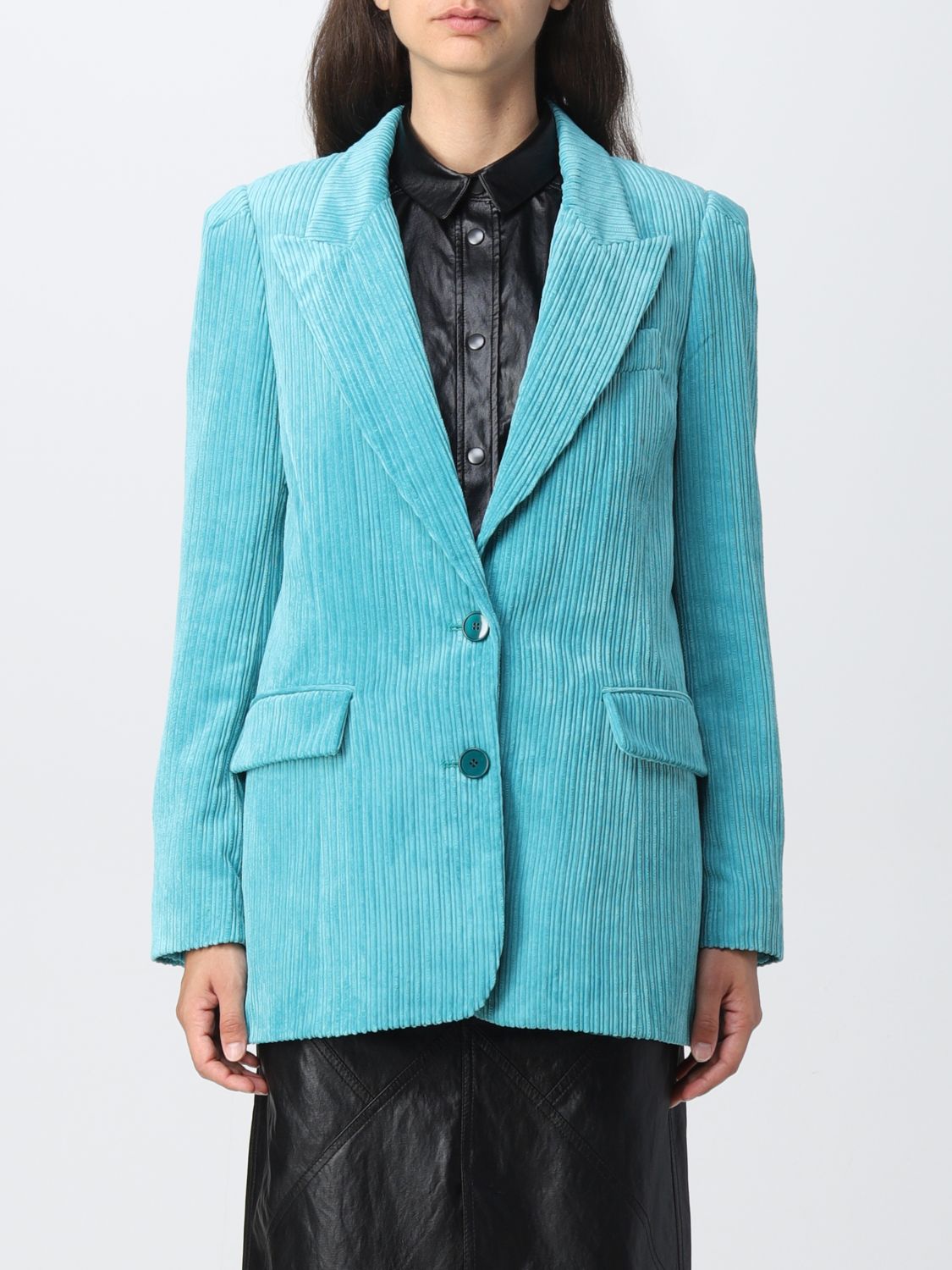 Blazer ISABEL MARANT Woman colour Gnawed Blue