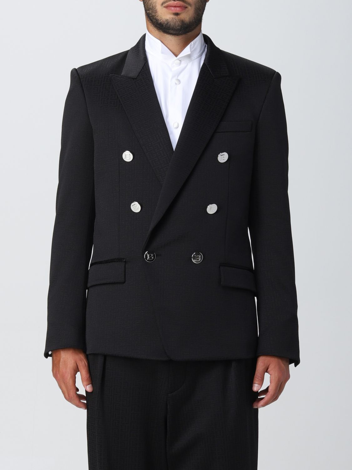 Blazer BALMAIN Men colour Black