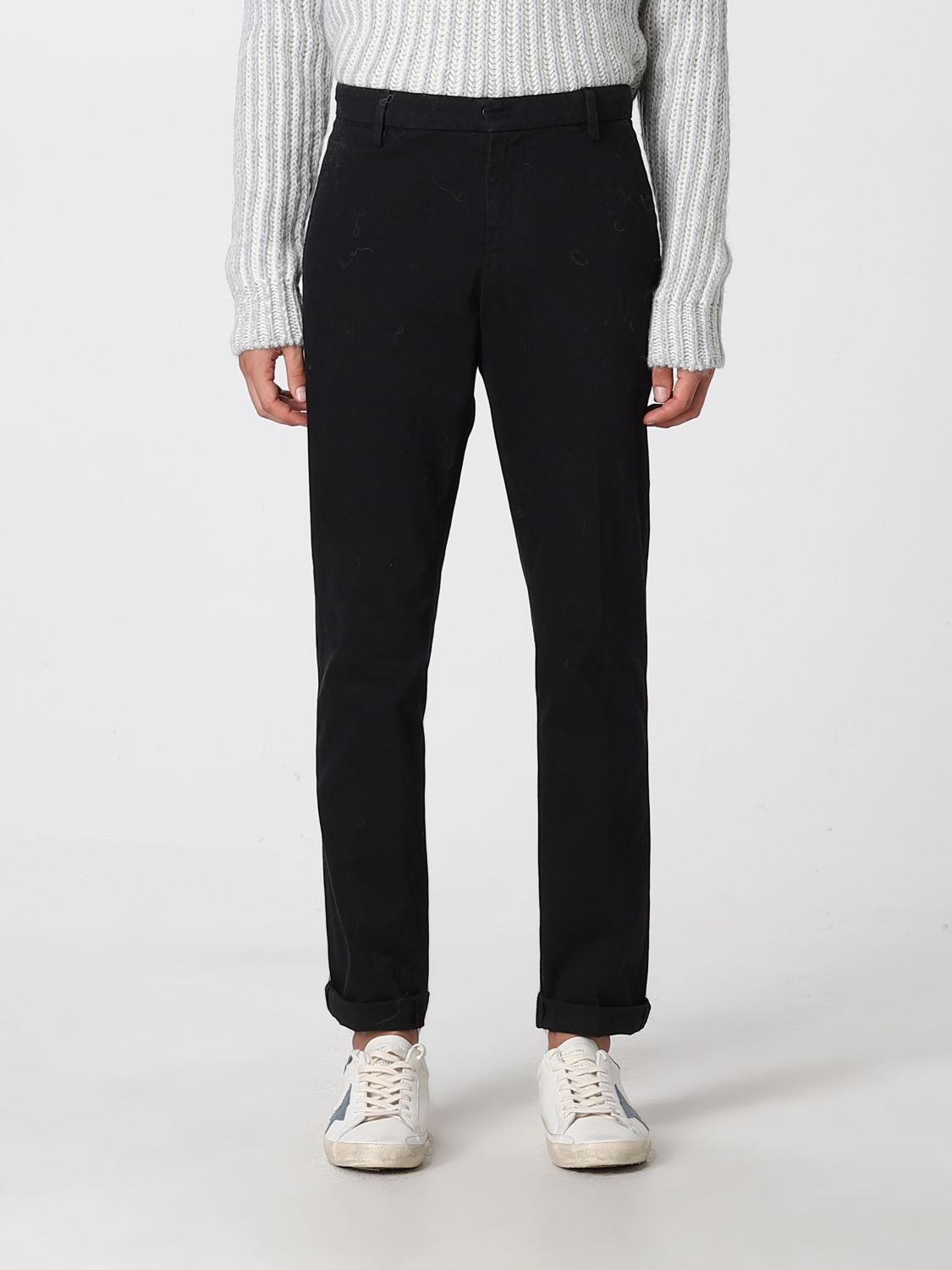 Trousers DONDUP Men colour Black