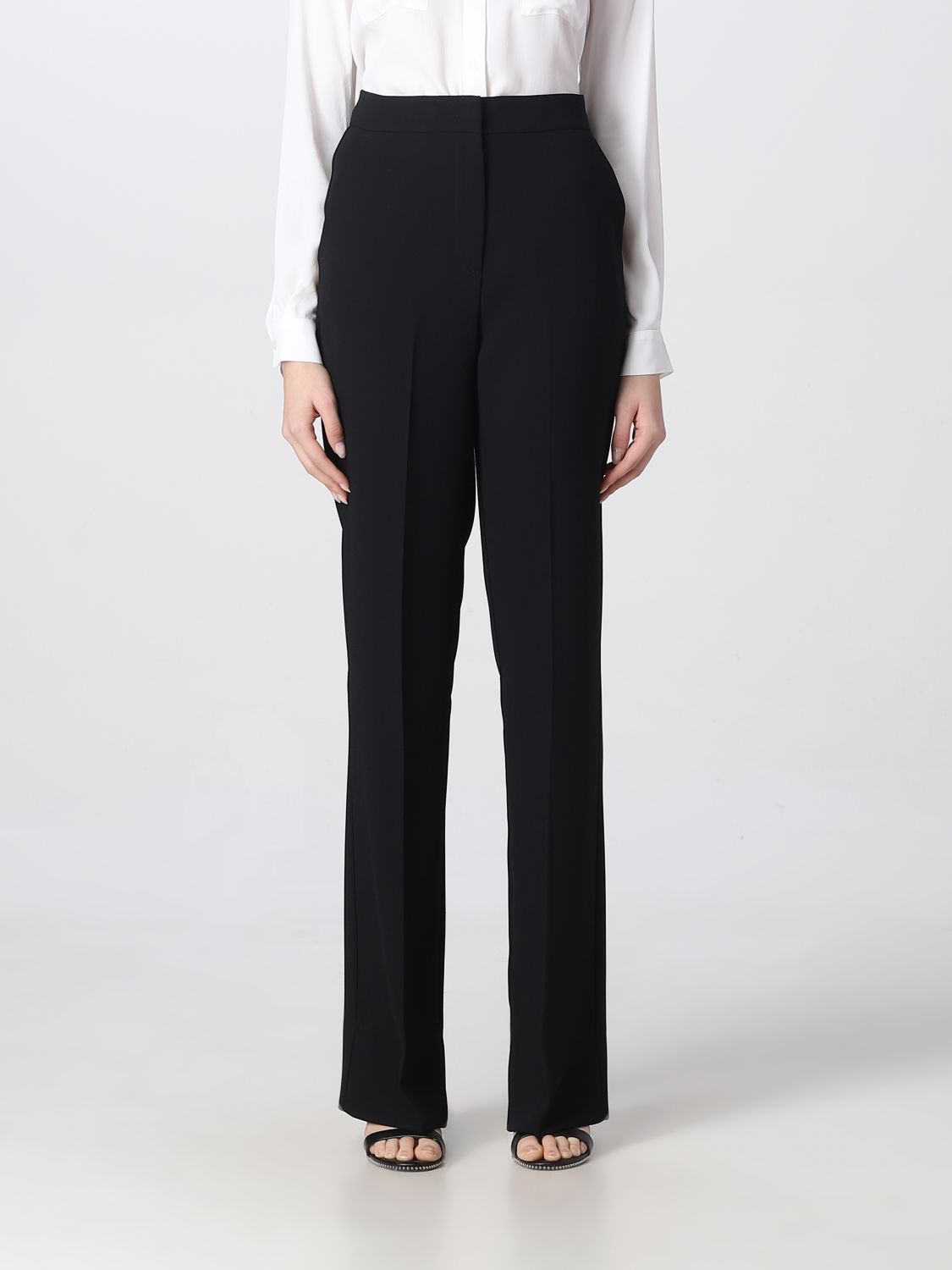 Trousers PINKO Woman colour Black