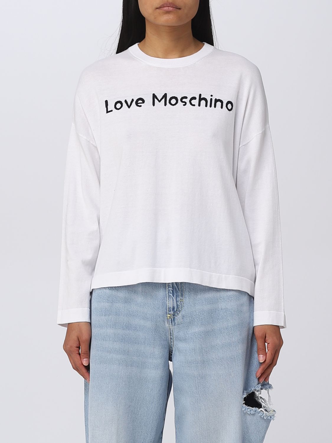 Jumper LOVE MOSCHINO Woman colour White