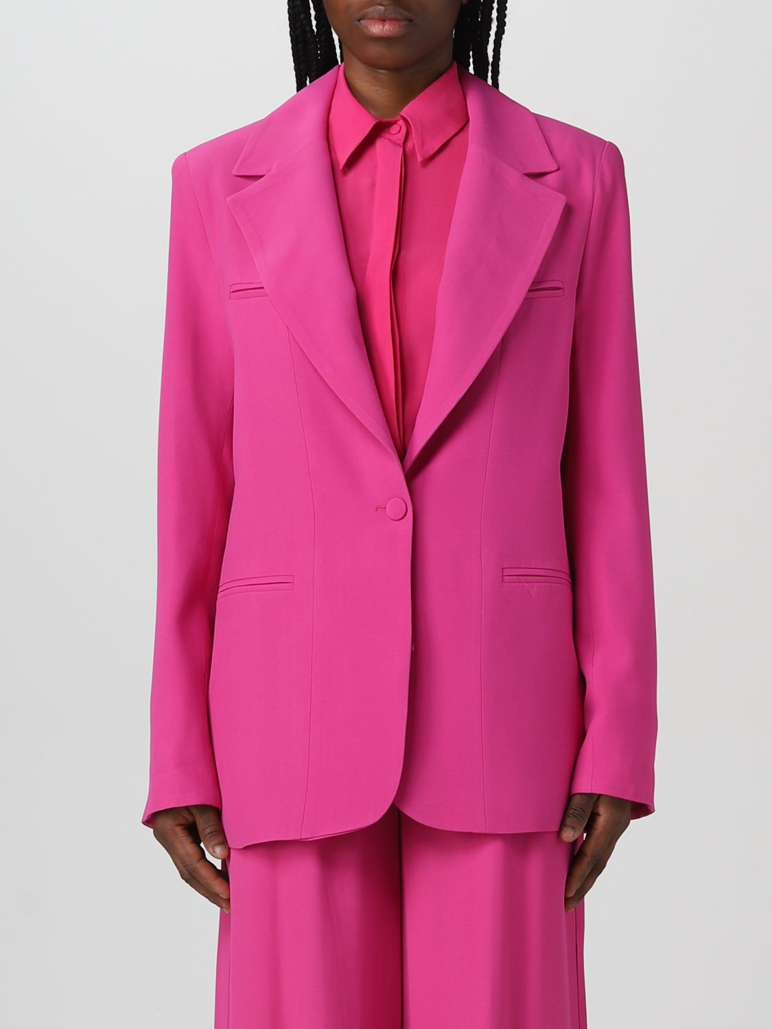 Blazer FEDERICA TOSI Woman colour Fuchsia