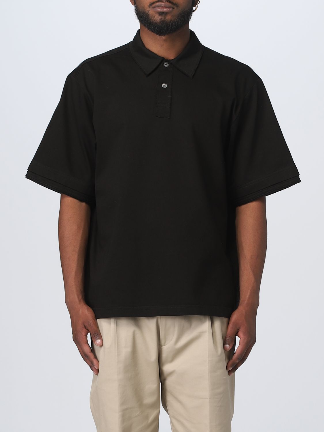 Polo Shirt ROBERTO COLLINA Men colour Black