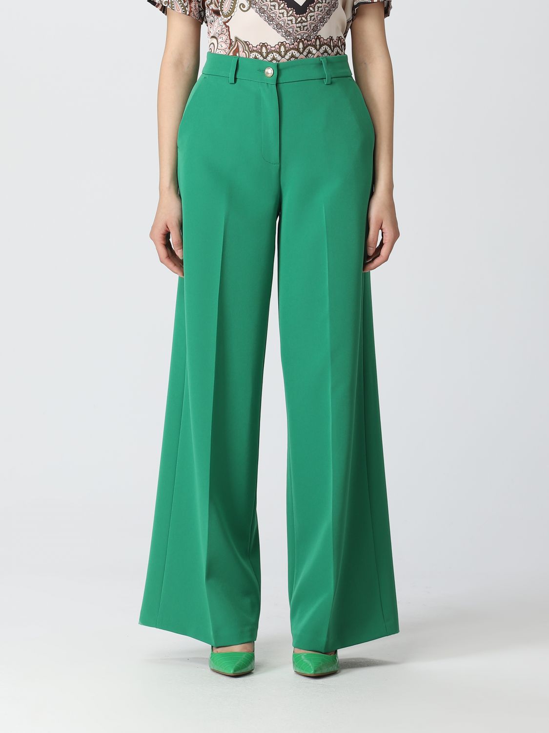 Trousers LIU JO Woman colour Green