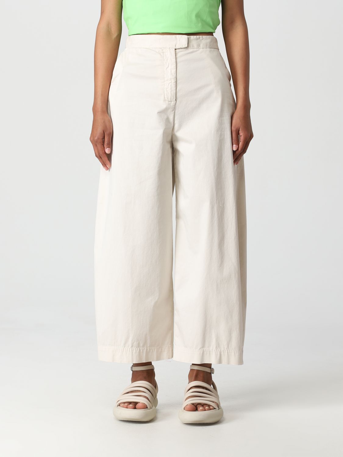 Trousers MYTHS Woman colour White