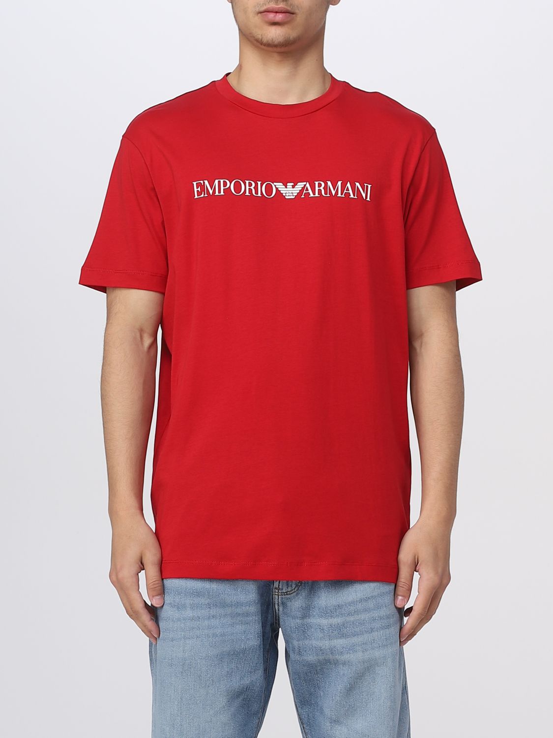 T-Shirt EMPORIO ARMANI Men colour Red