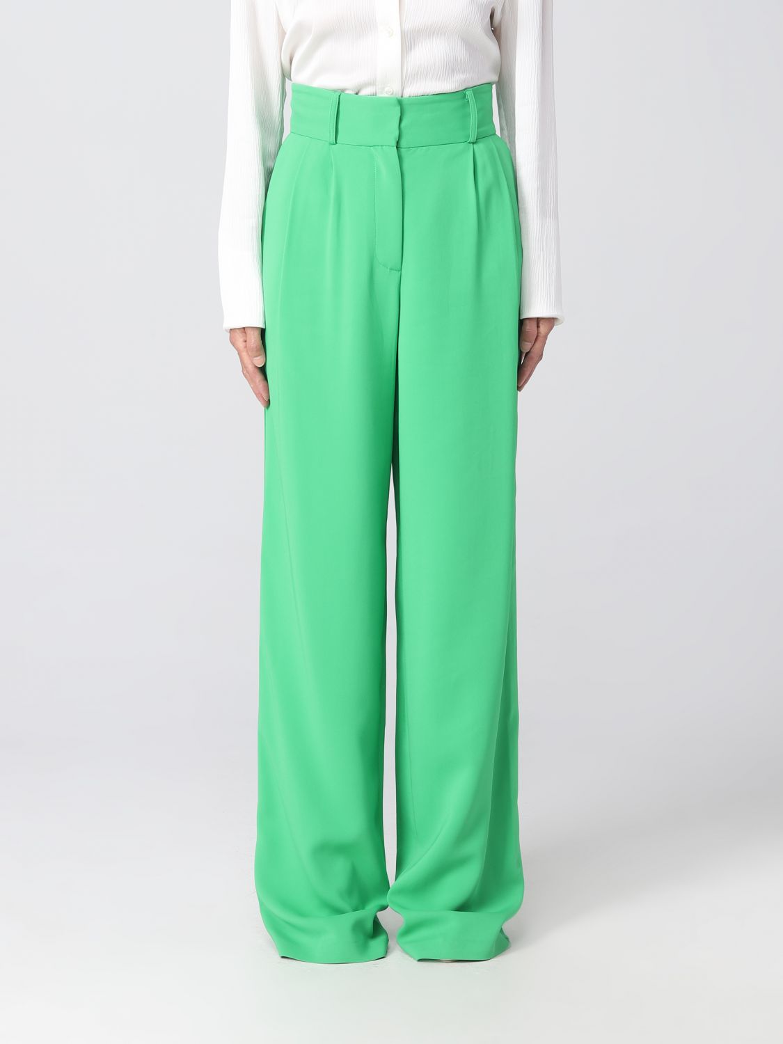 Trousers SIMONA CORSELLINI Woman colour Green