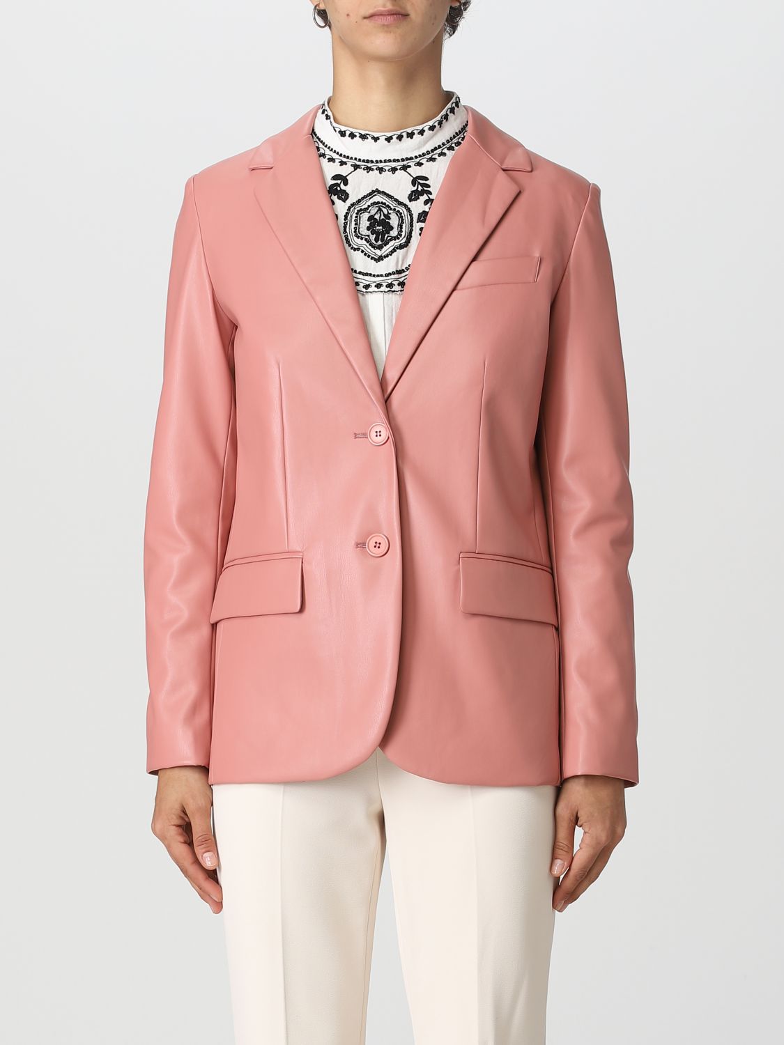 Jacket TWINSET Woman colour Pink