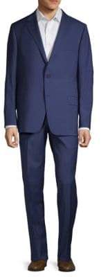 Classic Fit Milburn IIM Series Wool Plaid Suit