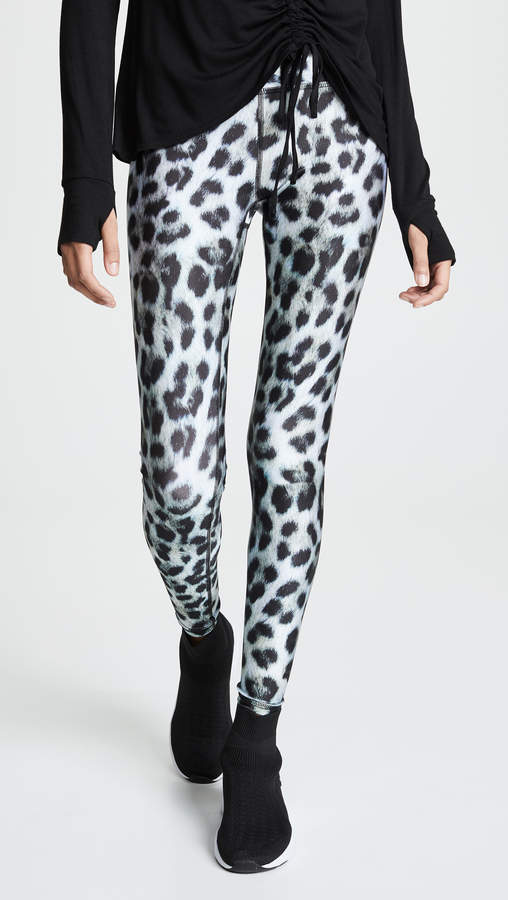 Snow Leopard Tall Band Leggings