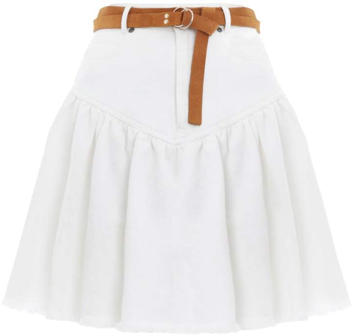 Zimmermann Veneto Denim Mini Skirt