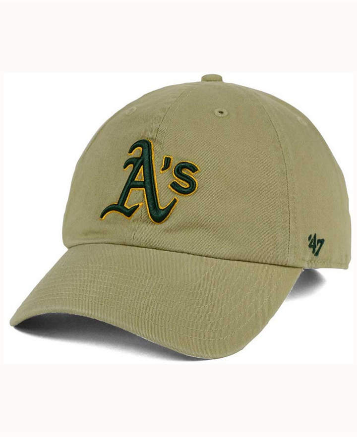 '47 Brand Oakland Athletics Khaki Clean Up Cap