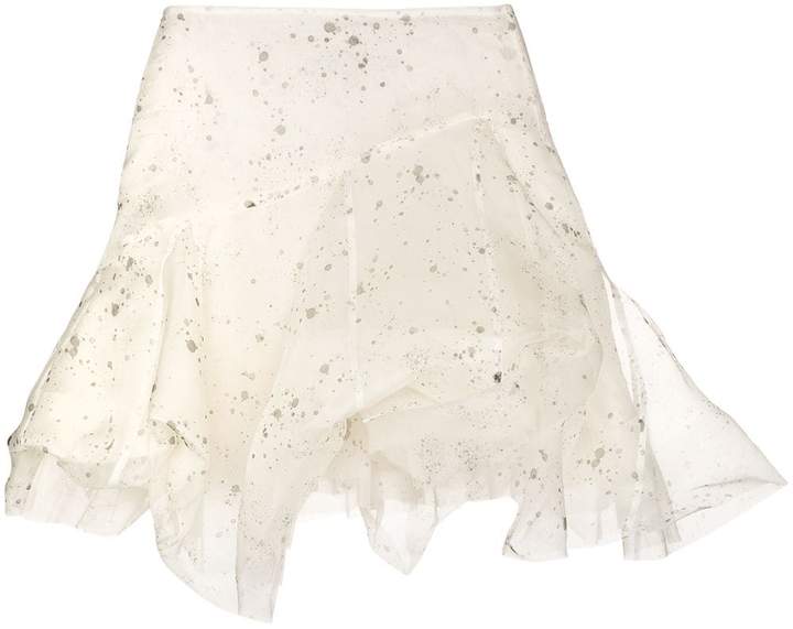 Susan Fang metallic dot mini skirt