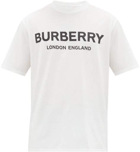 Burberry - Letchford Logo-printed Cotton T-shirt - Mens - White