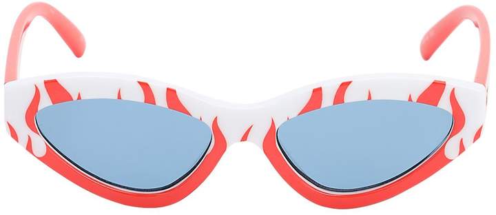 Le Specs SYNTHCAT FLAME CAT EYE SUNGLASSES