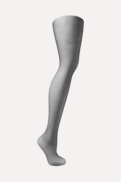 Saint Laurent SAINT LAURENT - Crystal-embellished Tights - Black