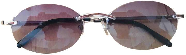 Cartier Silver Metal Sunglasses