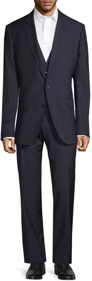 Boss Hugo Boss Slim-Fit Reda Wool Jacket, Vest & Pants 3-Piece Suit