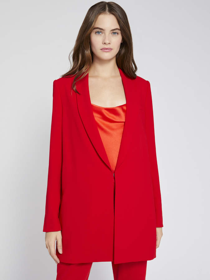 Alice + Olivia JACE SHAWL COLLAR OVERSIZED BLAZER