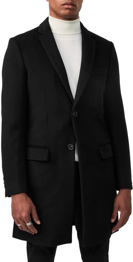 Mackage Skai Wool Blend Top Coat with Removable Quilted Bib