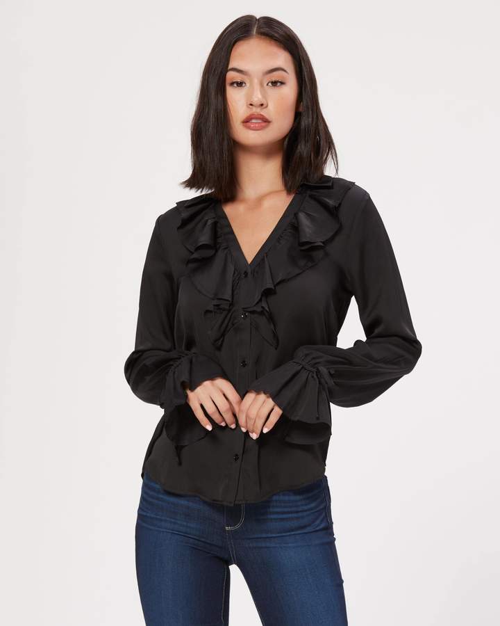 Paige NEVYNNE BLOUSE-BLACK