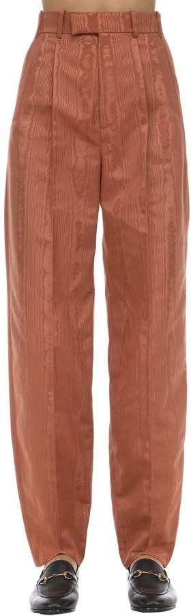 Gucci TRACED MOIRE WIDE LEG PANTS