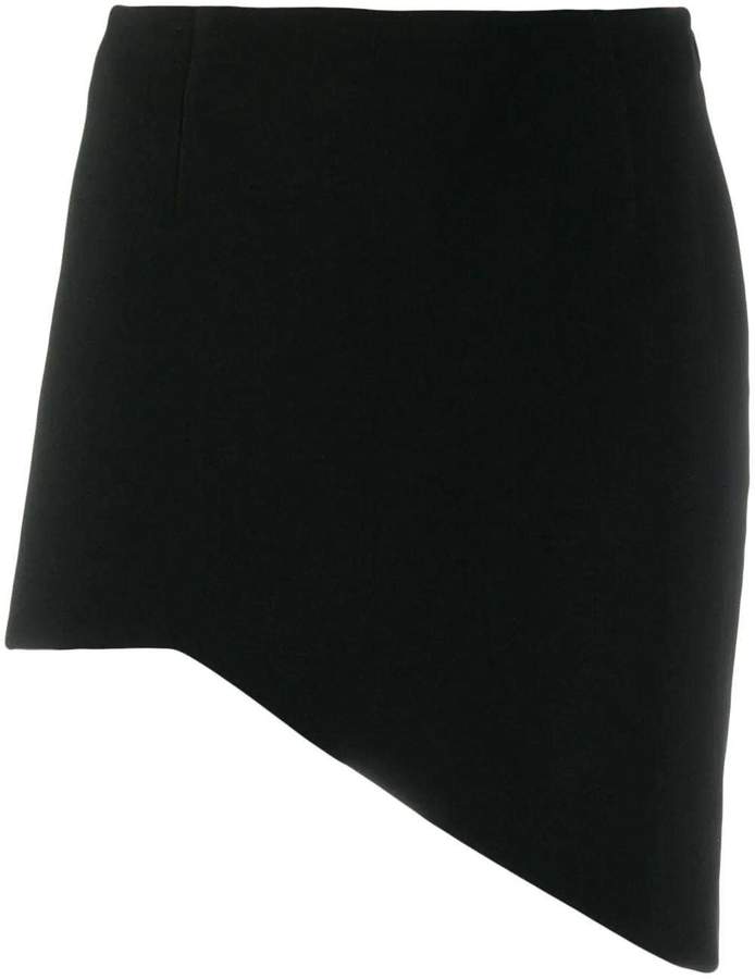 Saint Laurent asymmetric mini skirt