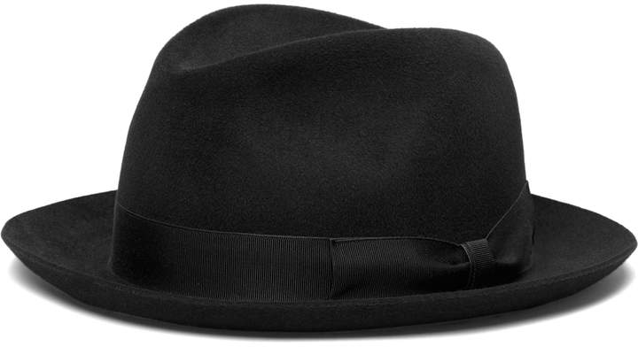 Brooks Brothers Tonal Ribbon Fedora