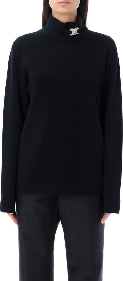 1017 ALYX 9SM Roll-Neck Buckled Knit Jumper