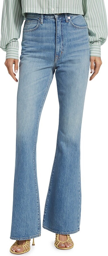 Indiana High Rise Flared Leg Jeans