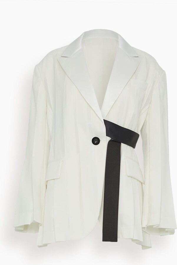 Suiting Jacket in Off White