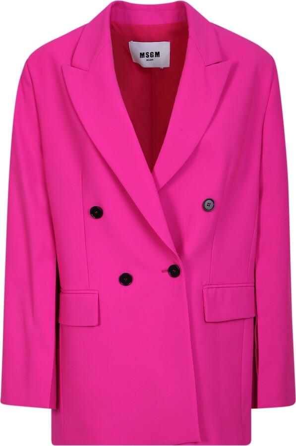 Double-breasted Jacket Fucsia