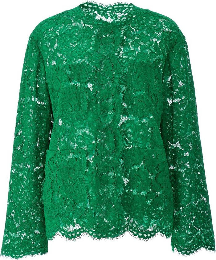 Dolce & Gabbana Long-Sleeved Lace Jacket