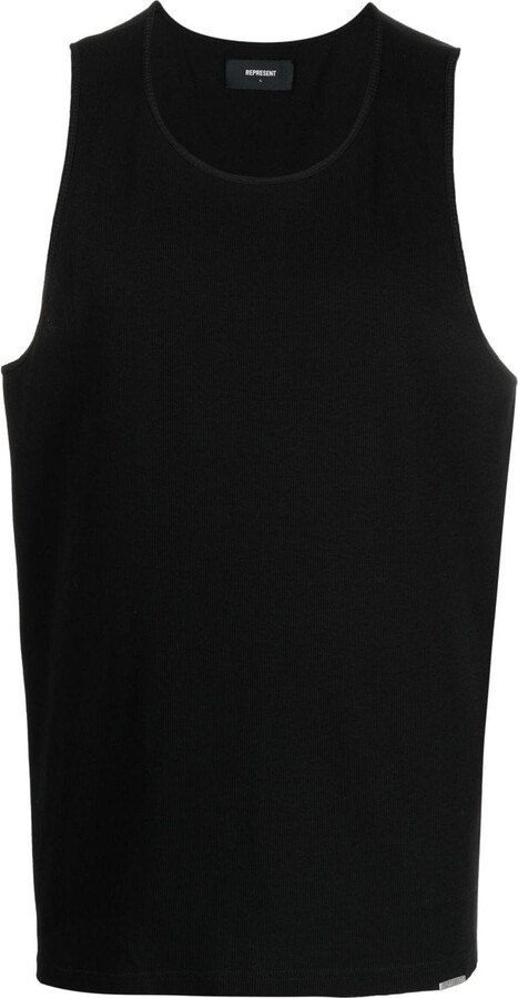 Round-Neck Sleeveless Top