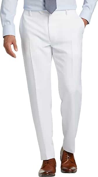 Pronto Uomo Men's Modern Fit Suit Separates Pants White