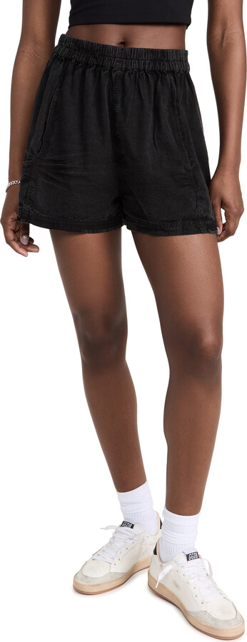 Free People Get Free Poplin Pull On Shorts