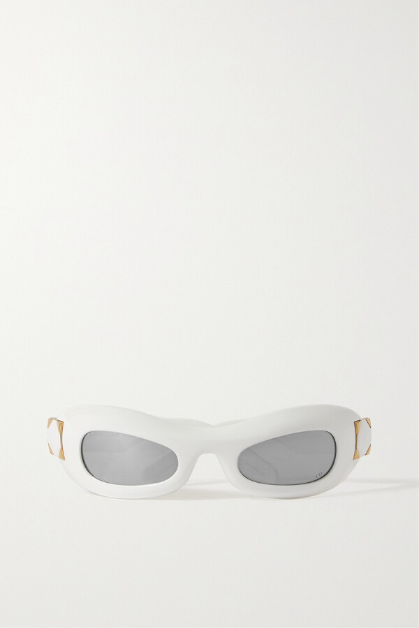 DIOR Eyewear - Lady 9522 R1i Oval-frame Acetate Sunglasses - White