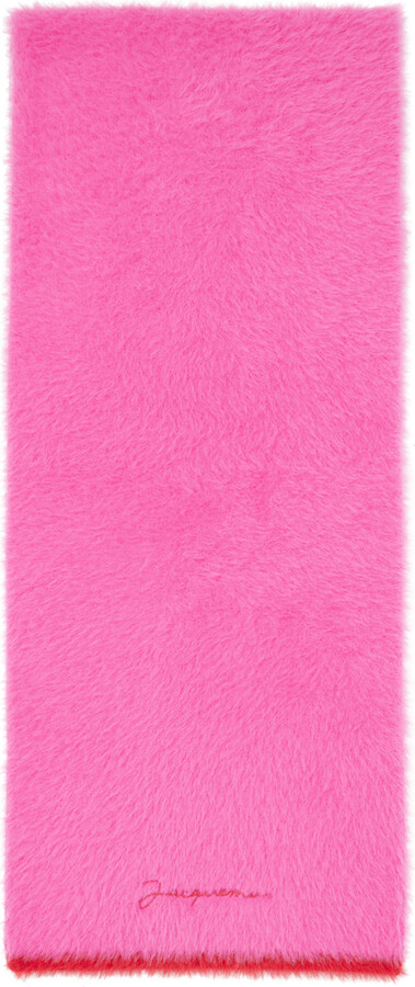 Jacquemus Pink Le Papier 'L'Écharpe Neve' Scarf