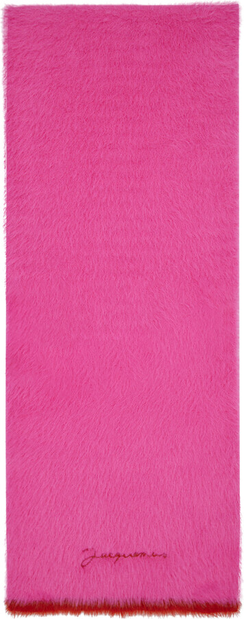 Jacquemus Pink 'L'écharpe Neve' Scarf