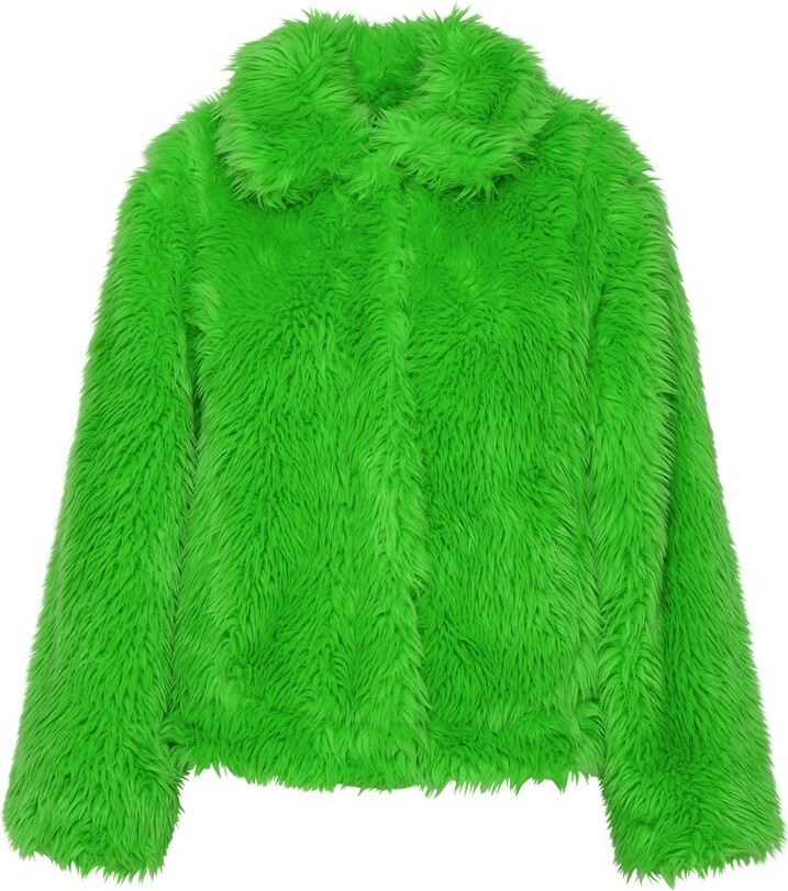 MSGM Faux-Fur Zipped Coat