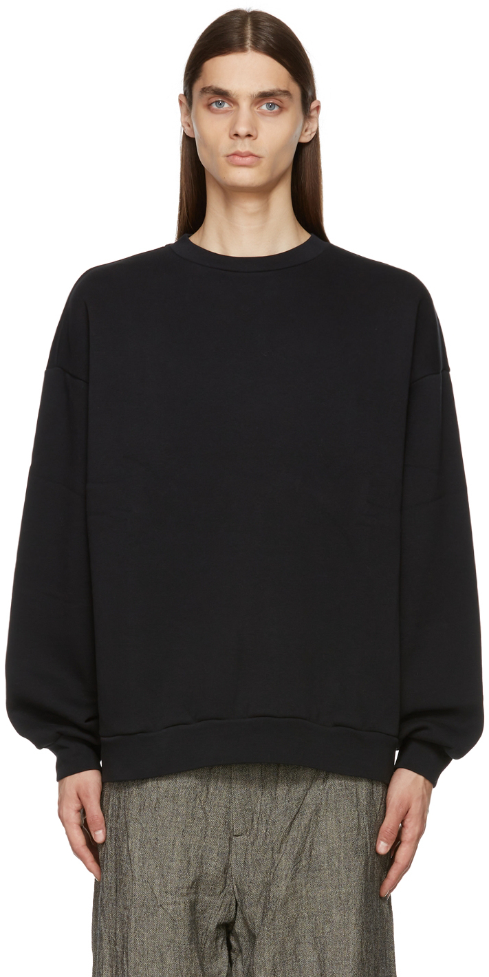 Acne Studios Black Crewneck Sweatshirt