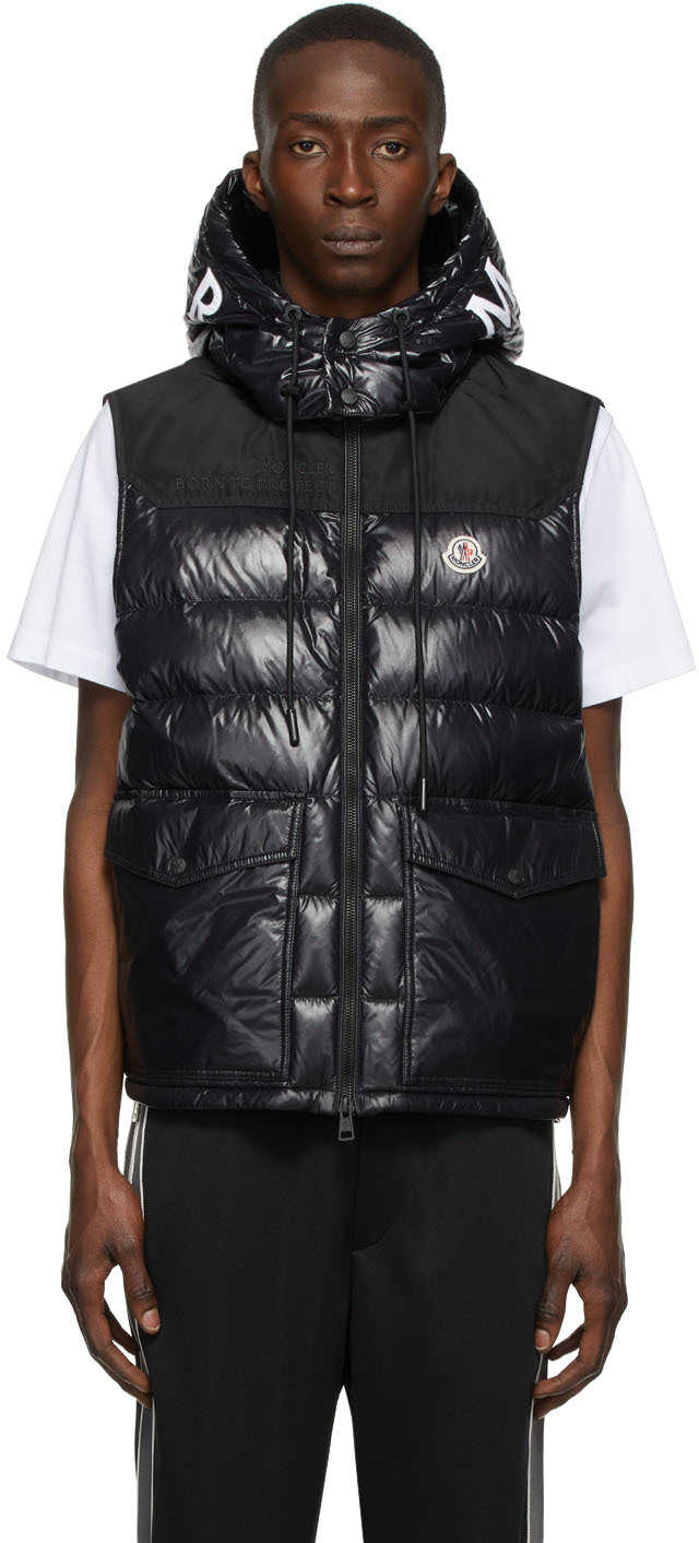 Moncler Black Down Genichi Vest