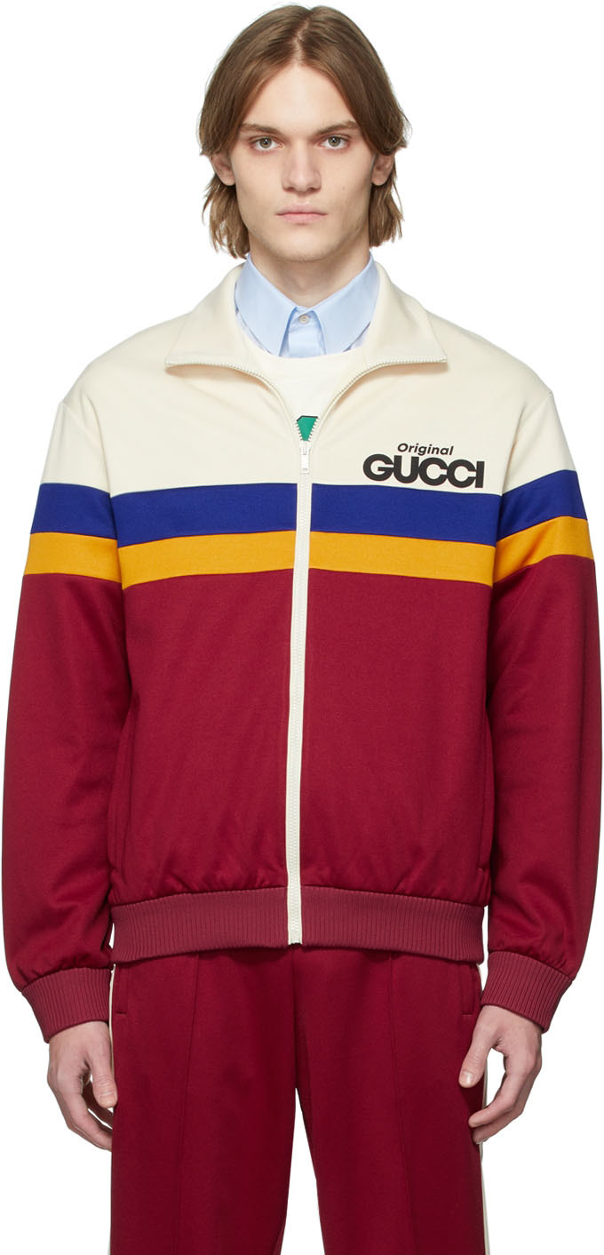 Gucci Multicolor 'Original Gucci' Jersey Jacket