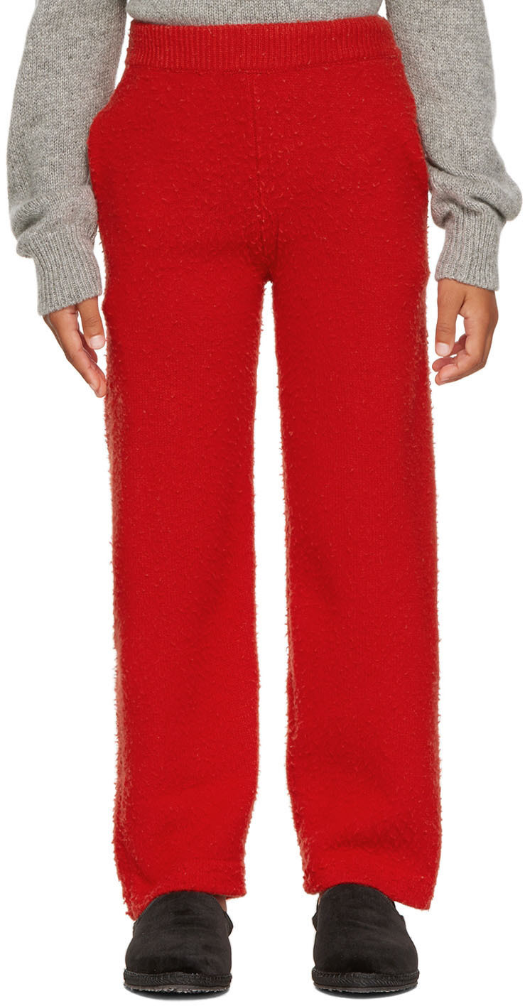 The Row Kids Red Bugsy Lounge Pants