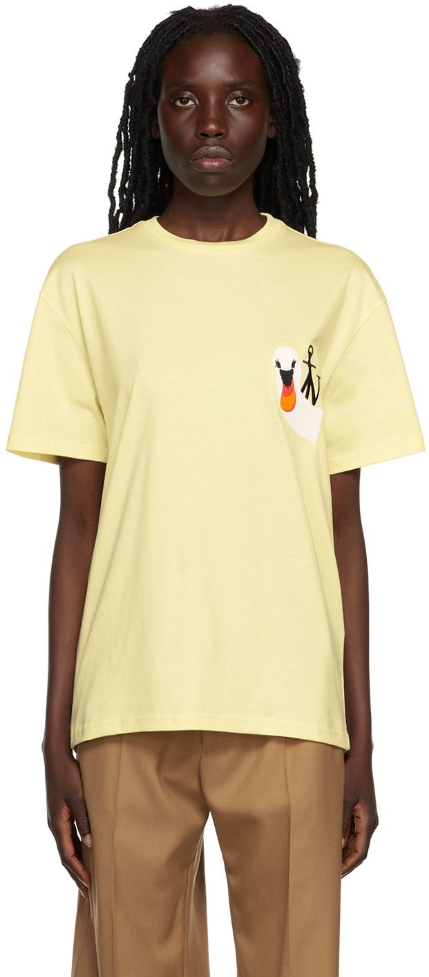 JW Anderson Yellow Swan T-Shirt